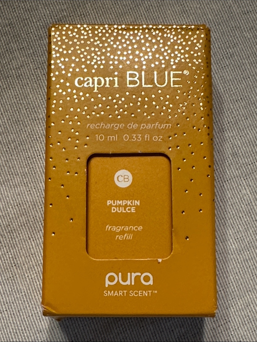 Pura smart scent fragrance refill in pumpkin dulce scent